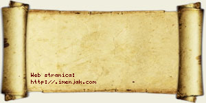 Adam Bzenić vizit kartica